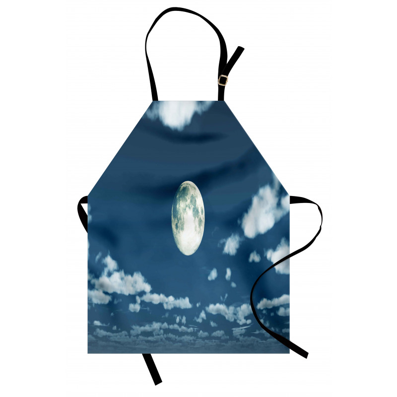 Fluffy Clouds Scattered Apron