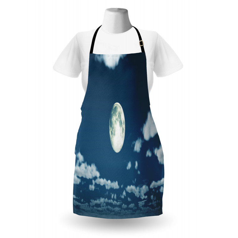 Fluffy Clouds Scattered Apron