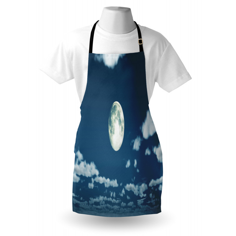 Fluffy Clouds Scattered Apron