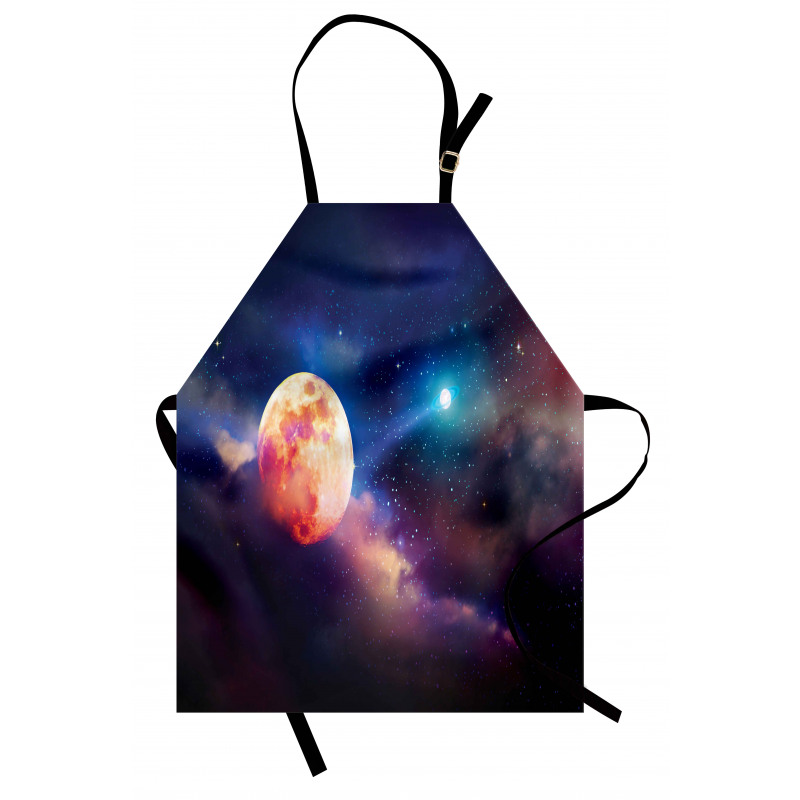 Cosmic Scene with Planets Apron