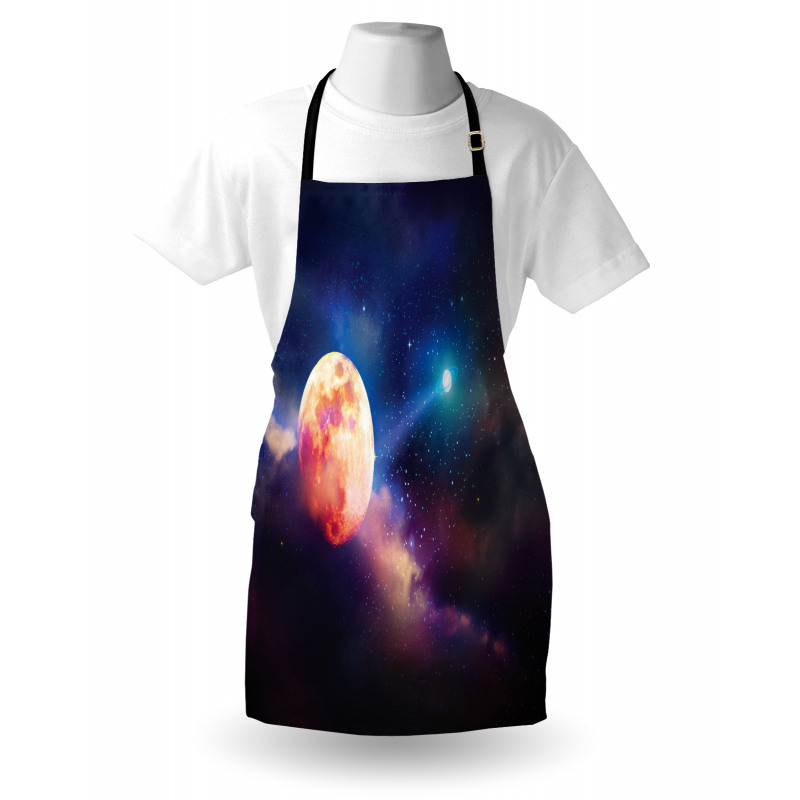 Cosmic Scene with Planets Apron