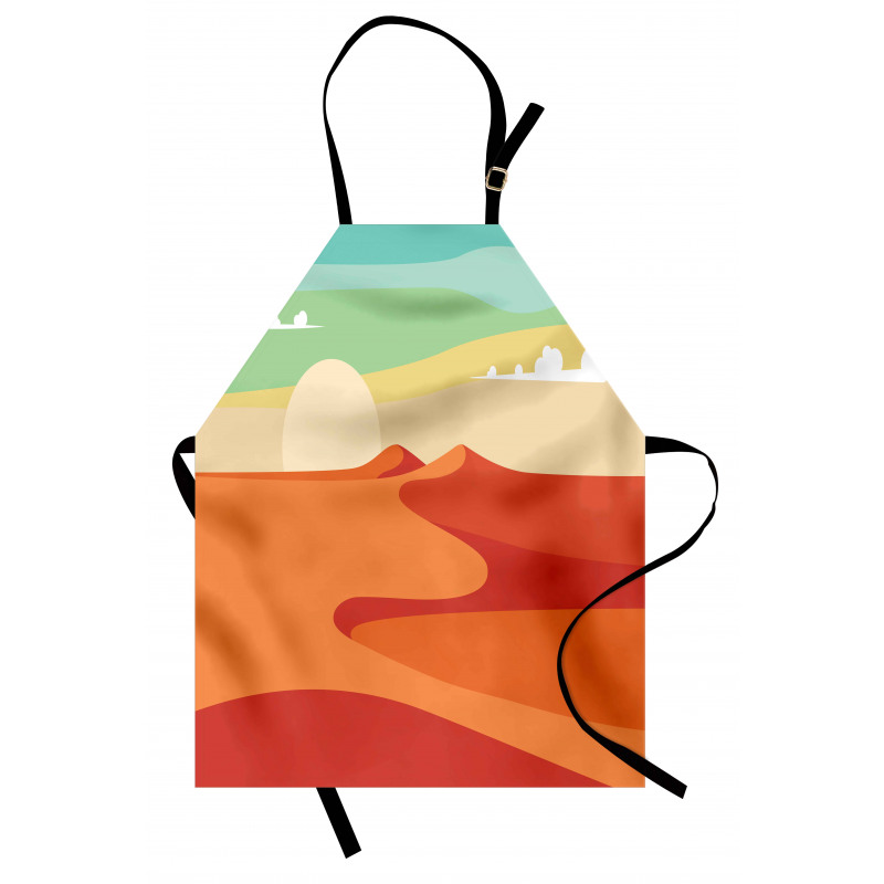 Abstract Desert and Sky Art Apron