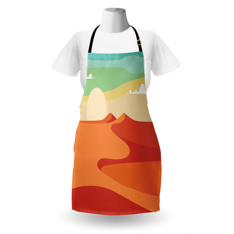 Abstract Desert and Sky Art Apron