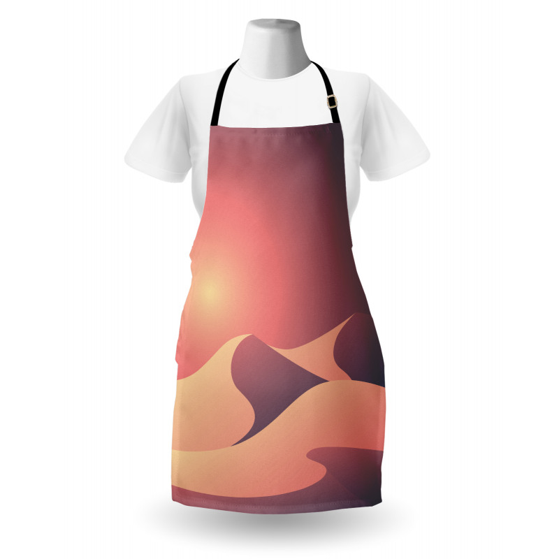 Warm Colors Sky and Desert Apron