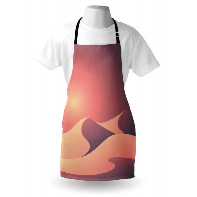 Warm Colors Sky and Desert Apron