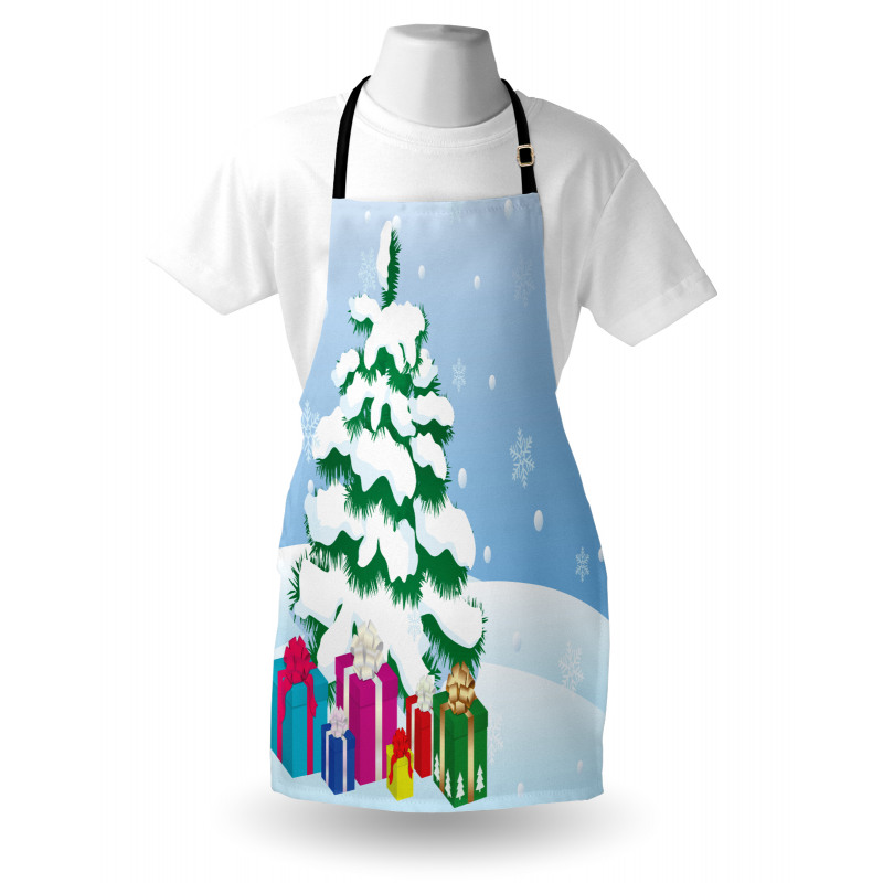 Presents Under a Tree Apron