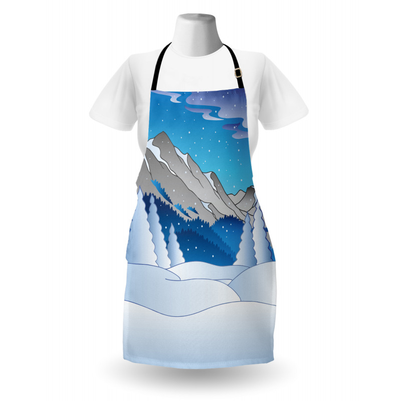 Mountainous Scenery Apron