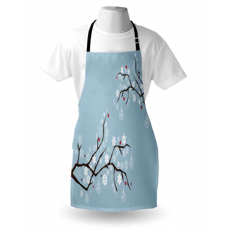 Snowflakes on Branches Apron