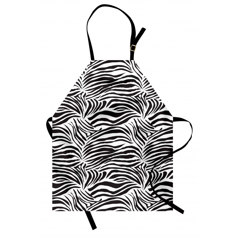 Wild Zebra Lines Apron