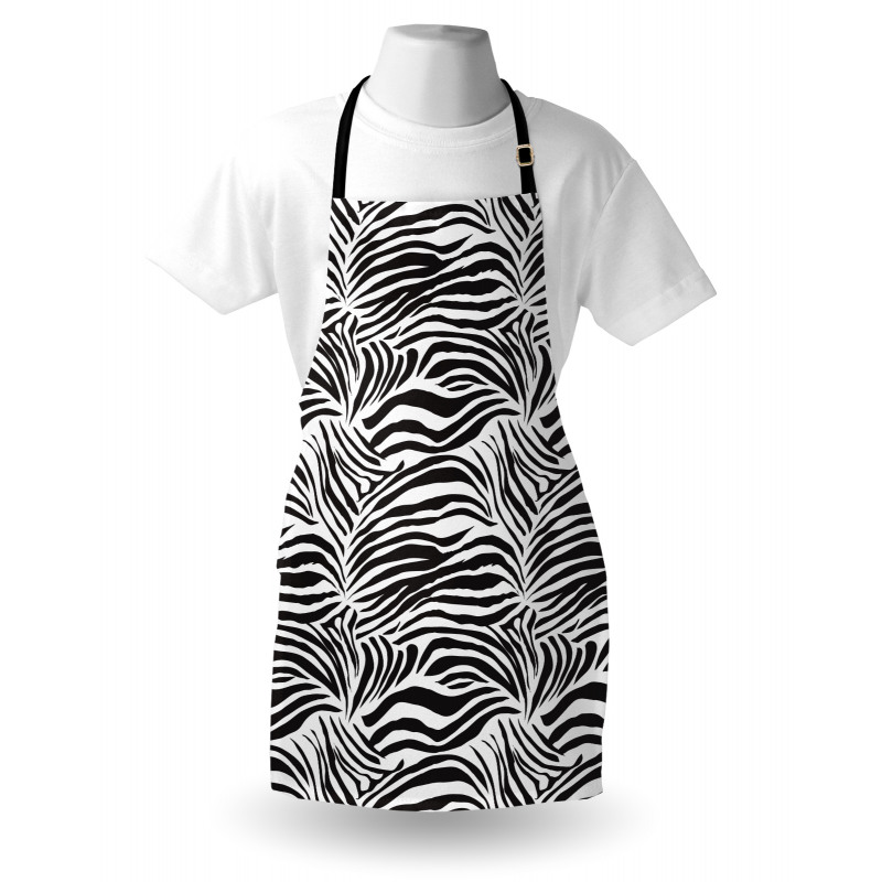 Wild Zebra Lines Apron