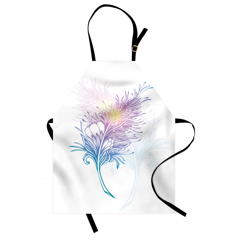 Bohemian Silhouette Plume Apron