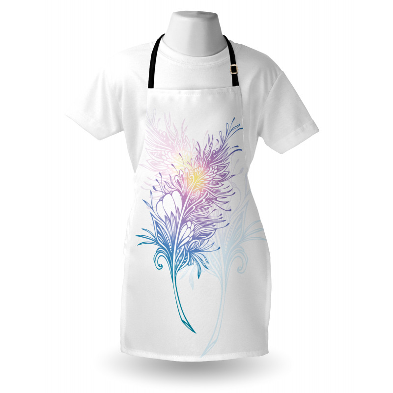 Bohemian Silhouette Plume Apron