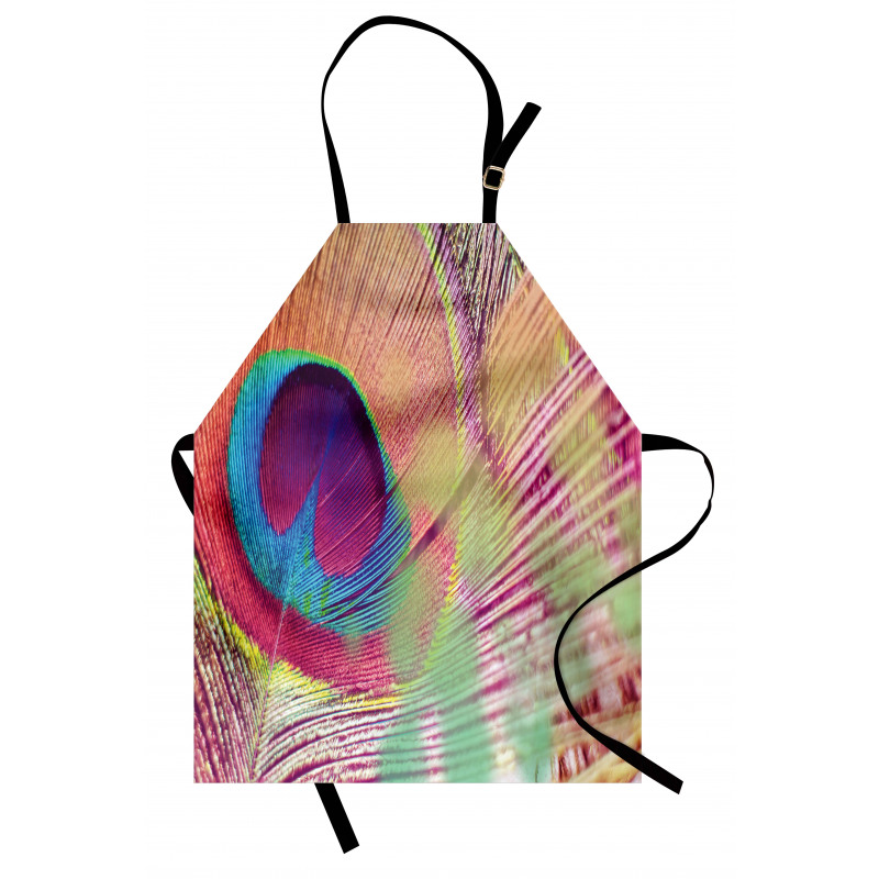 Colorful Macro Plume Photo Apron