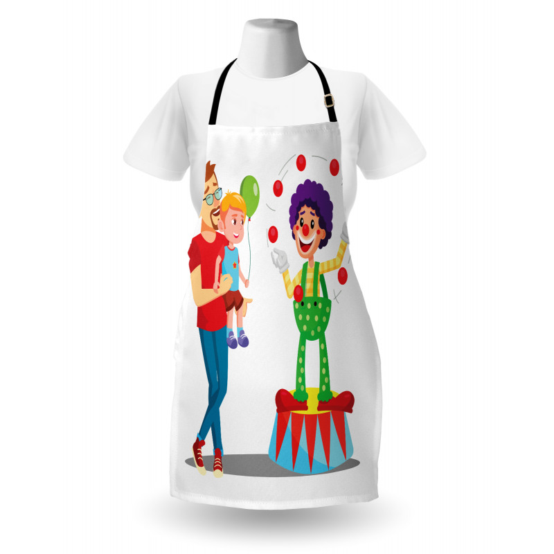 Father and Son Having Fun Apron