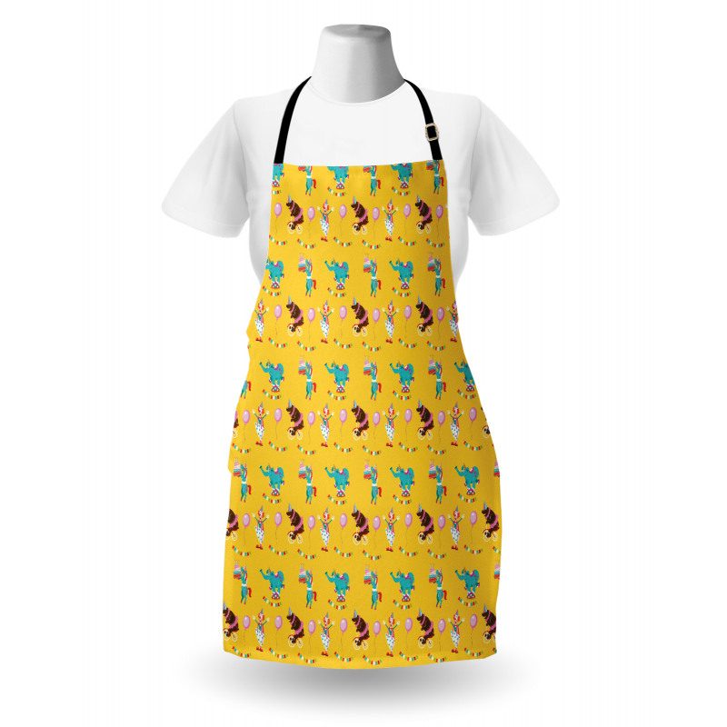 Birthday Party Circus Animals Apron