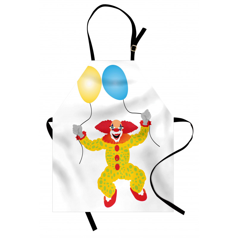 Happy Circus Entertainer Man Apron