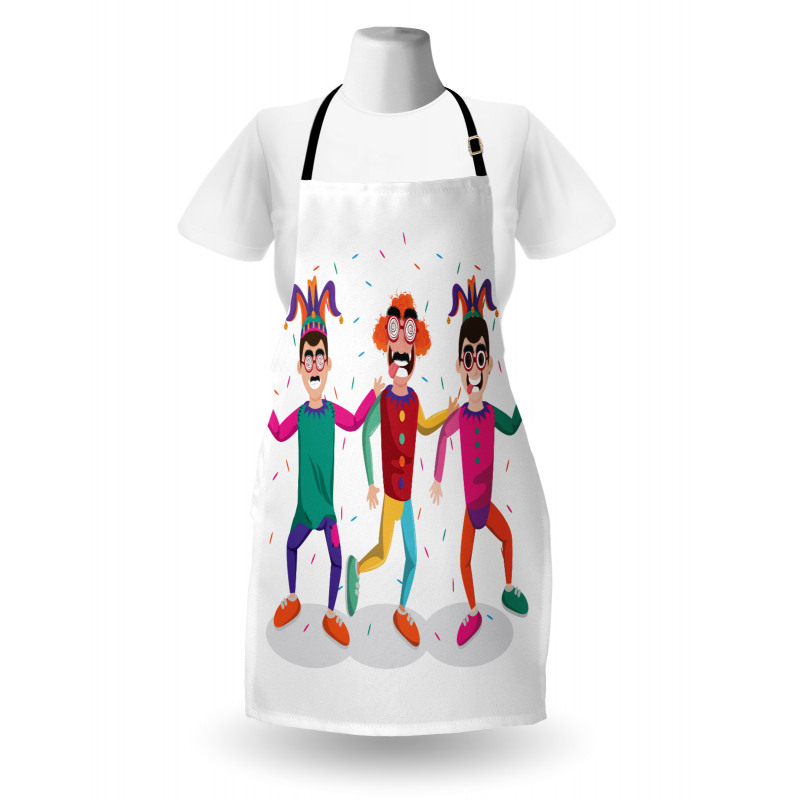 Funny Crazy Entertainer Men Apron