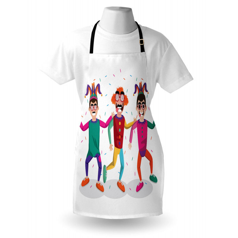 Funny Crazy Entertainer Men Apron