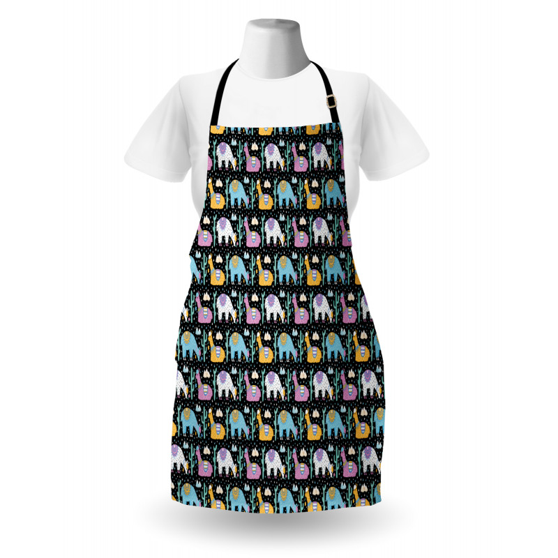 Orient Fluffy Animals Cactus Apron