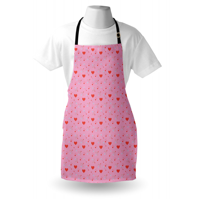 Hearts and Cupid Apron