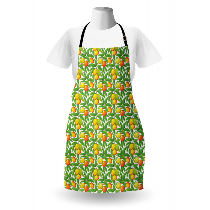 Ripe Mango Branches Apron