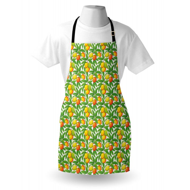 Ripe Mango Branches Apron