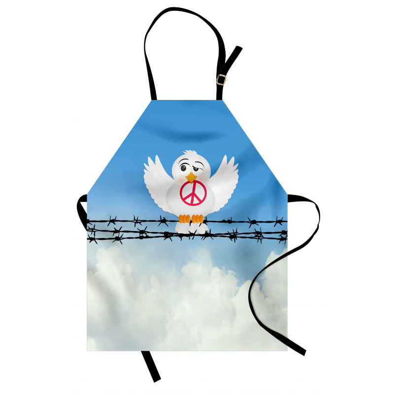 Cartoon Animal Peace Apron