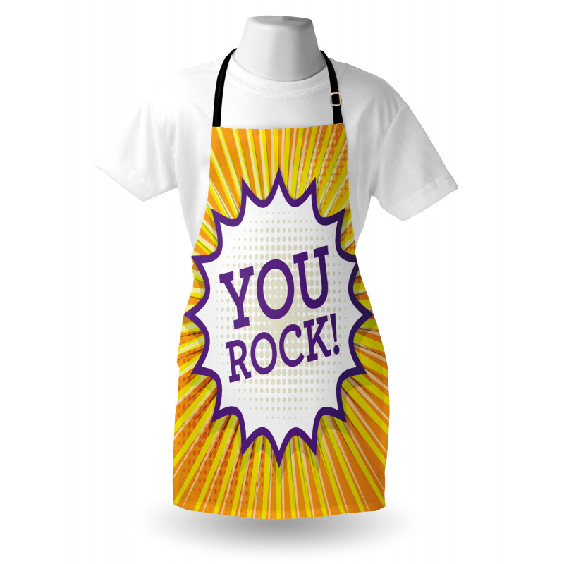 Inspirational Text Bubble Apron