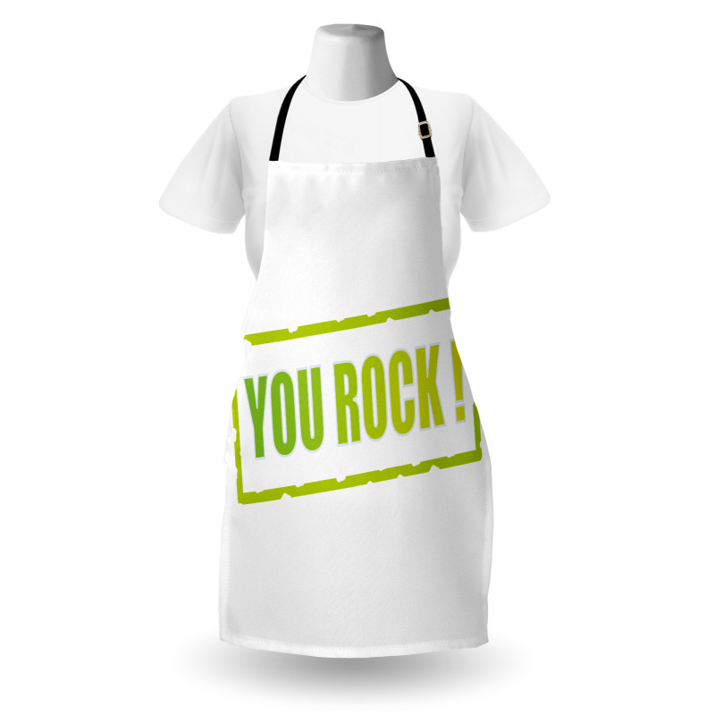 Motivational Stamp Motto Apron