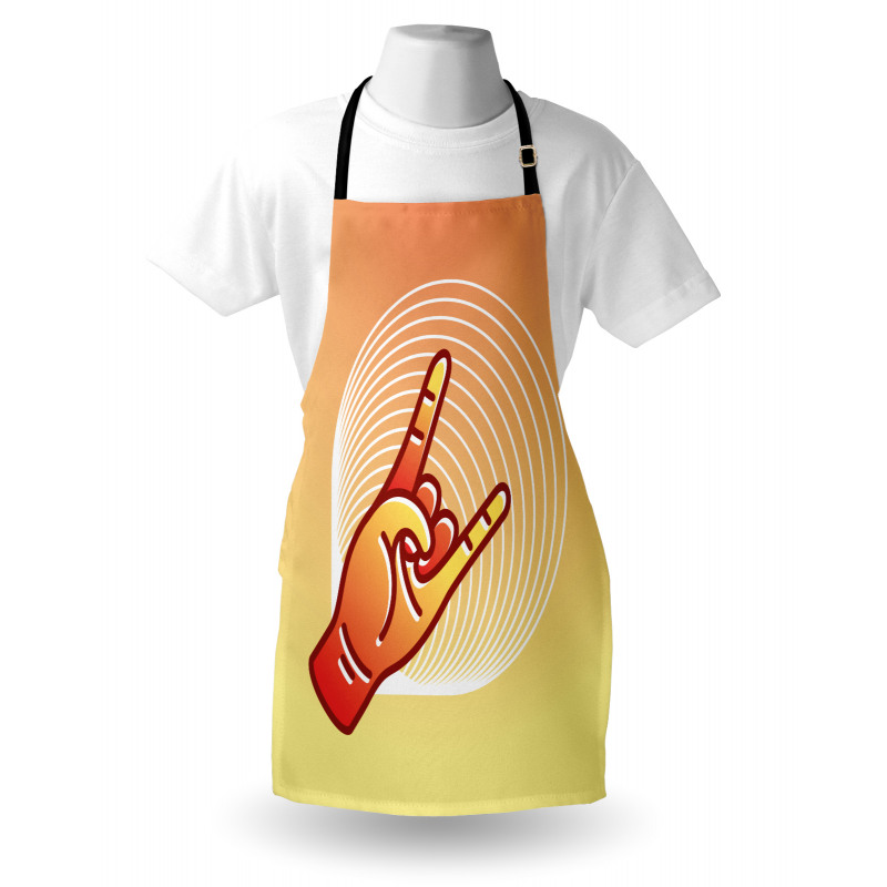 Sign of the Horns Graphic Apron