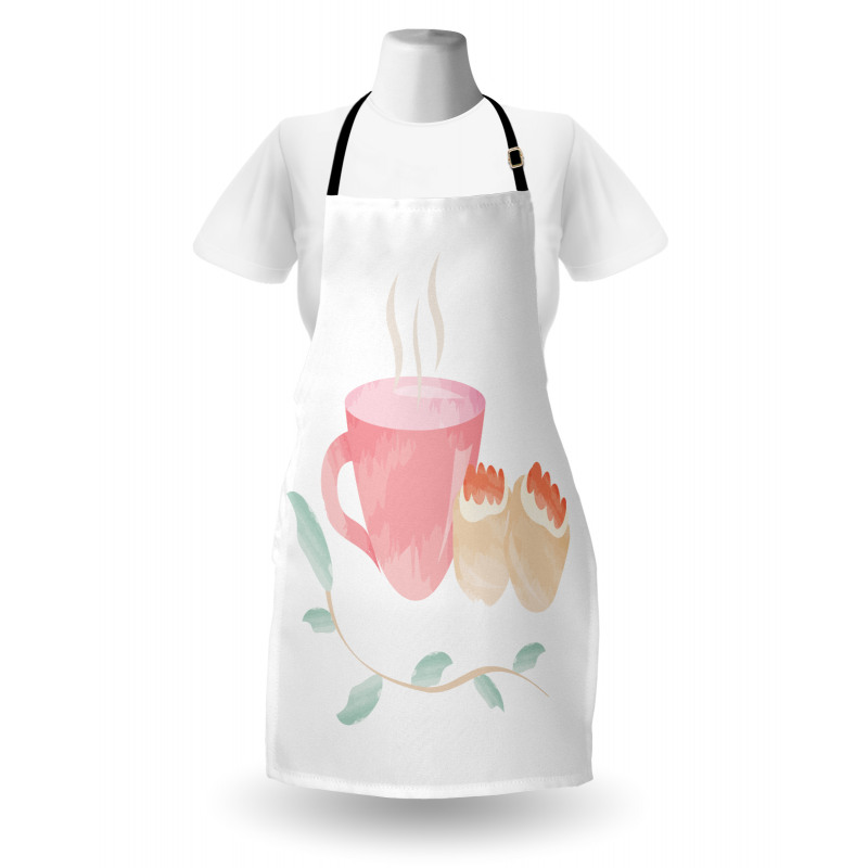 Watercolor Scones Cup Apron