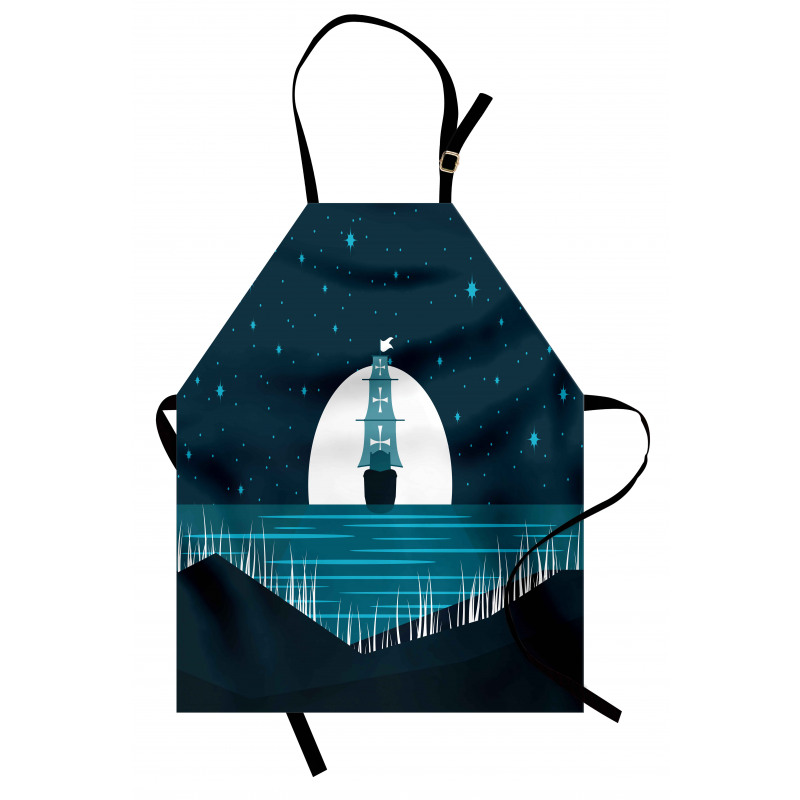 Moonlight on Water Ship Apron