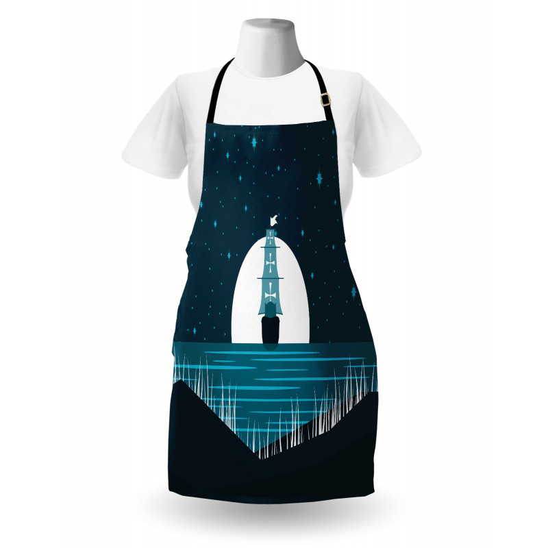 Moonlight on Water Ship Apron