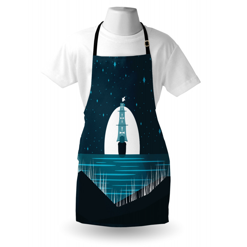 Moonlight on Water Ship Apron