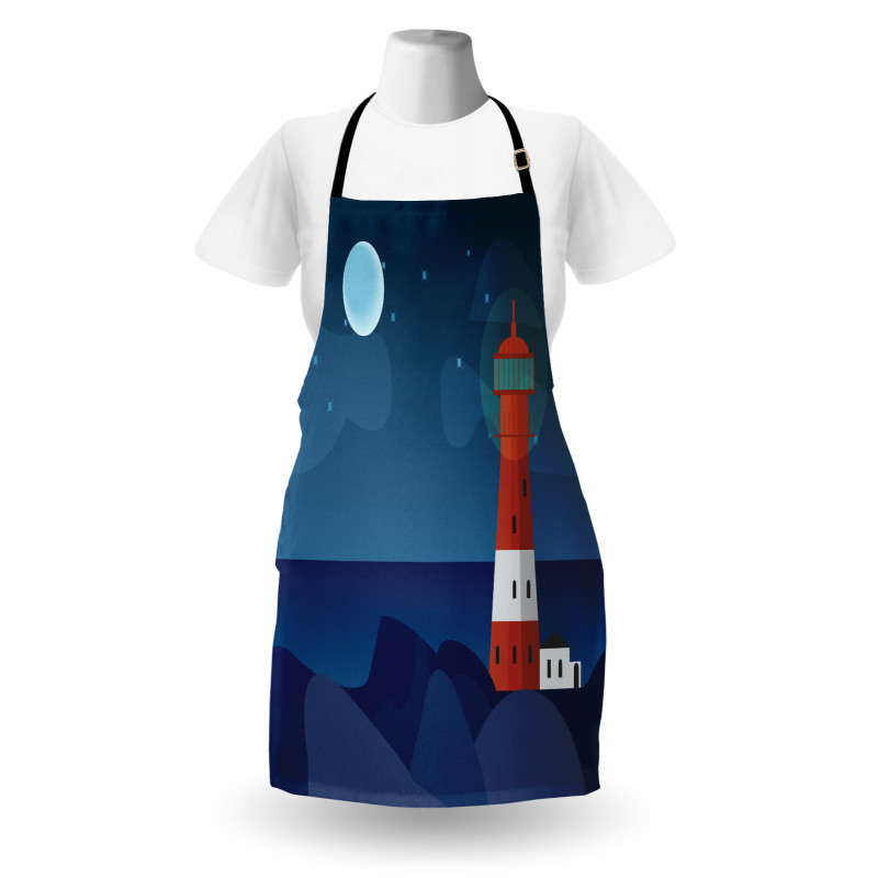 Lighthouse at Night Apron