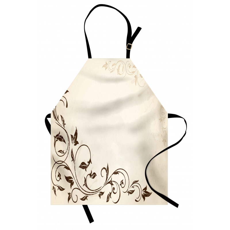 Grunge Grape Leaves Apron