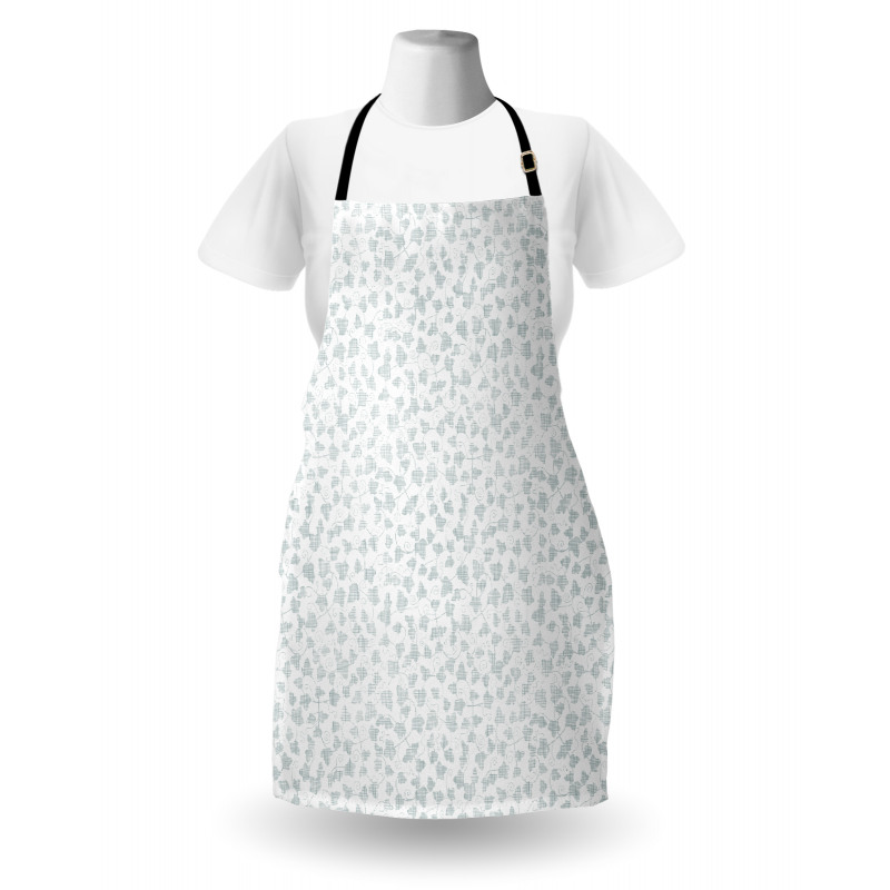 Grape Leaf Ivy Pastel Tones Apron