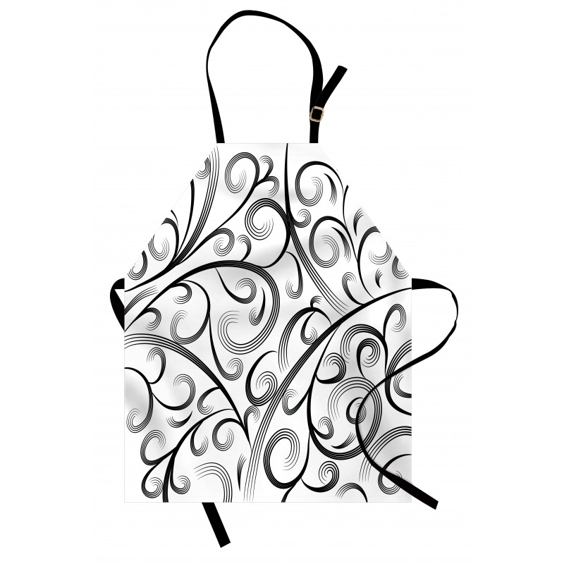 Curvy Lines Art Apron