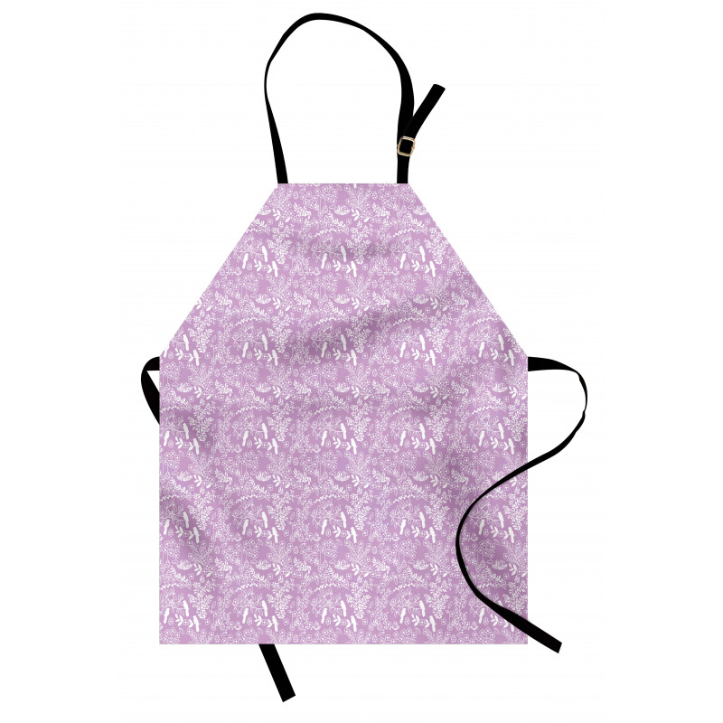 Bunnies Eggs Spring Leaves Apron