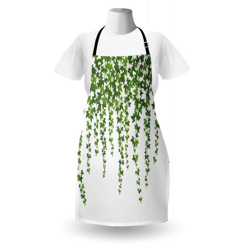 Garden Theme Grape Leaves Apron