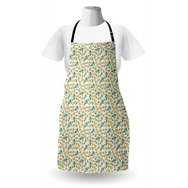 Herbs Flourishing Flowers Apron