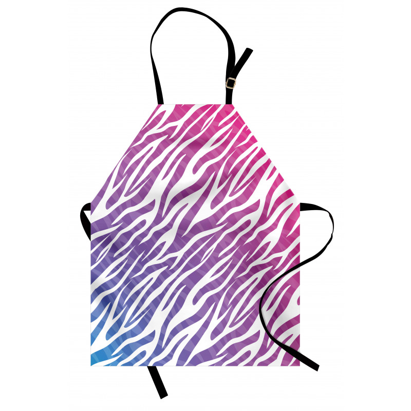 Colorful and Striped Artwork Apron