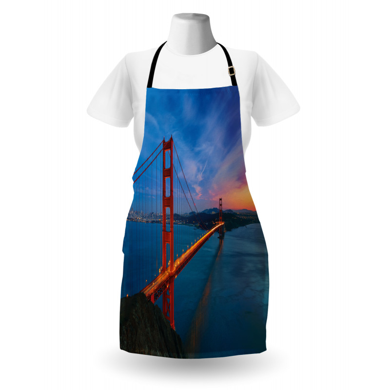 Golden Gate Bridge Scene Apron