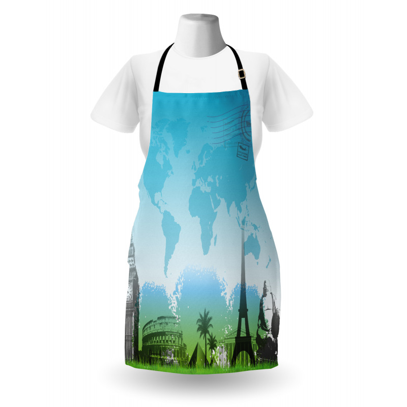 Famous Landmarks Mapping Apron