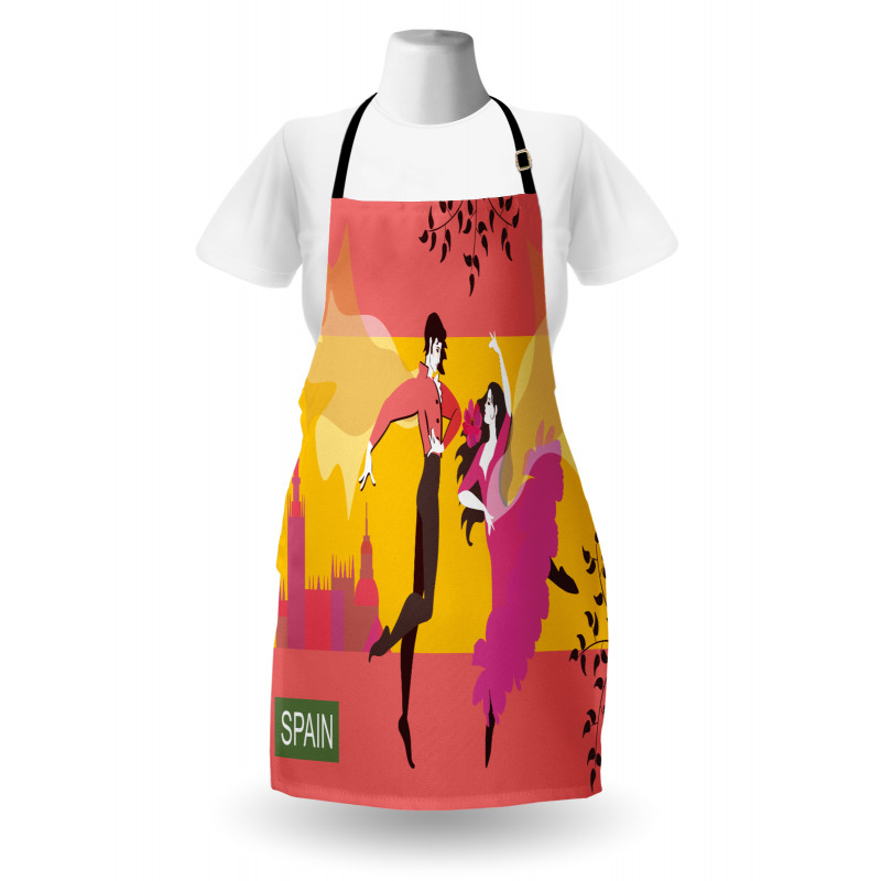 Spanish Dancer Woman and Man Apron