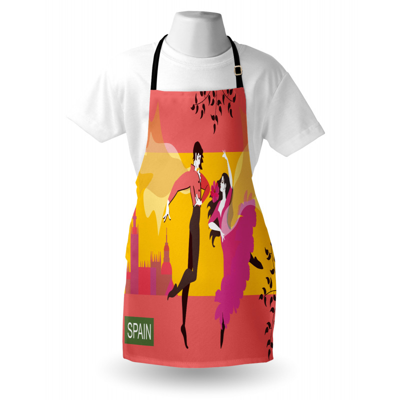 Spanish Dancer Woman and Man Apron