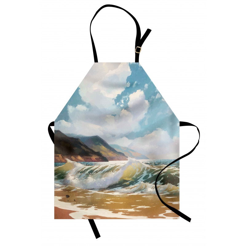 Sea Waves Coastline Apron