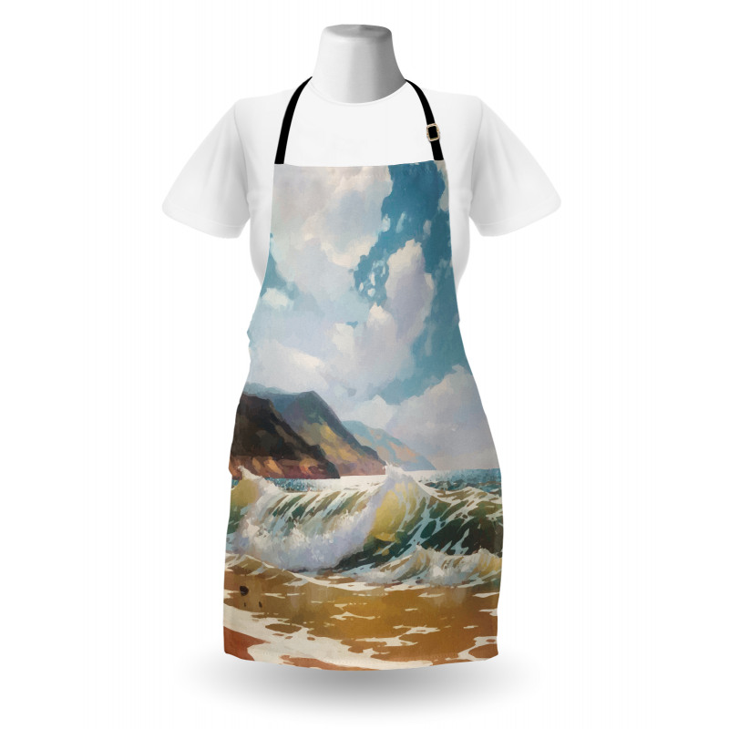 Sea Waves Coastline Apron