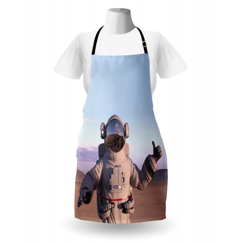 Astronaut Giving Thumbs Apron