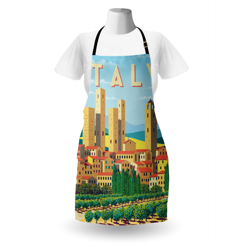 Summer Season Rural Landscape Apron